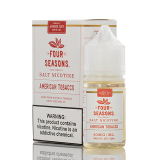 Four Seasons Salt 30mL Vape Juice Best Flavor America Tobacco
