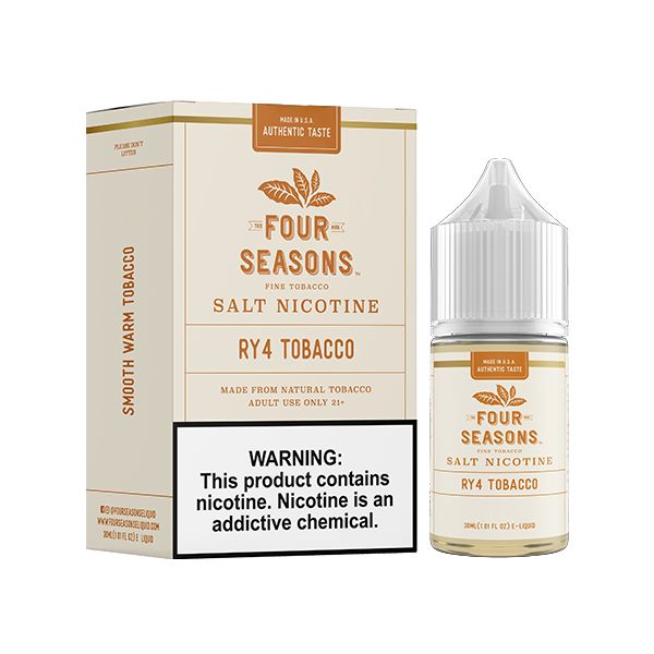 Four Seasons Salt Nicotine - RY4 Tobacco - 30ml