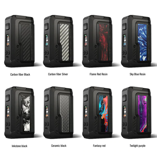 Vandy Vape GAUR-21 200w Mod Best Colors Carbon Fiber Black Carbon Fiber Silver Flame Red Resin Sky Blue Resin Inkstone Black Ceramic Black Fantasy Red Twilight Purple