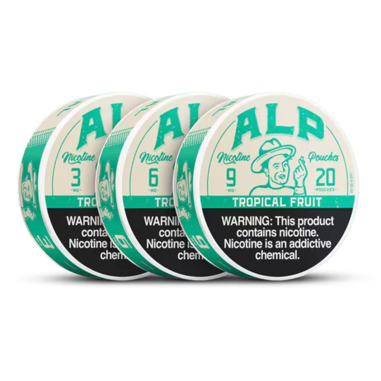 ALP Nicotine Pouches - Tropical Fruit 3mg, 6mg, and 9mg