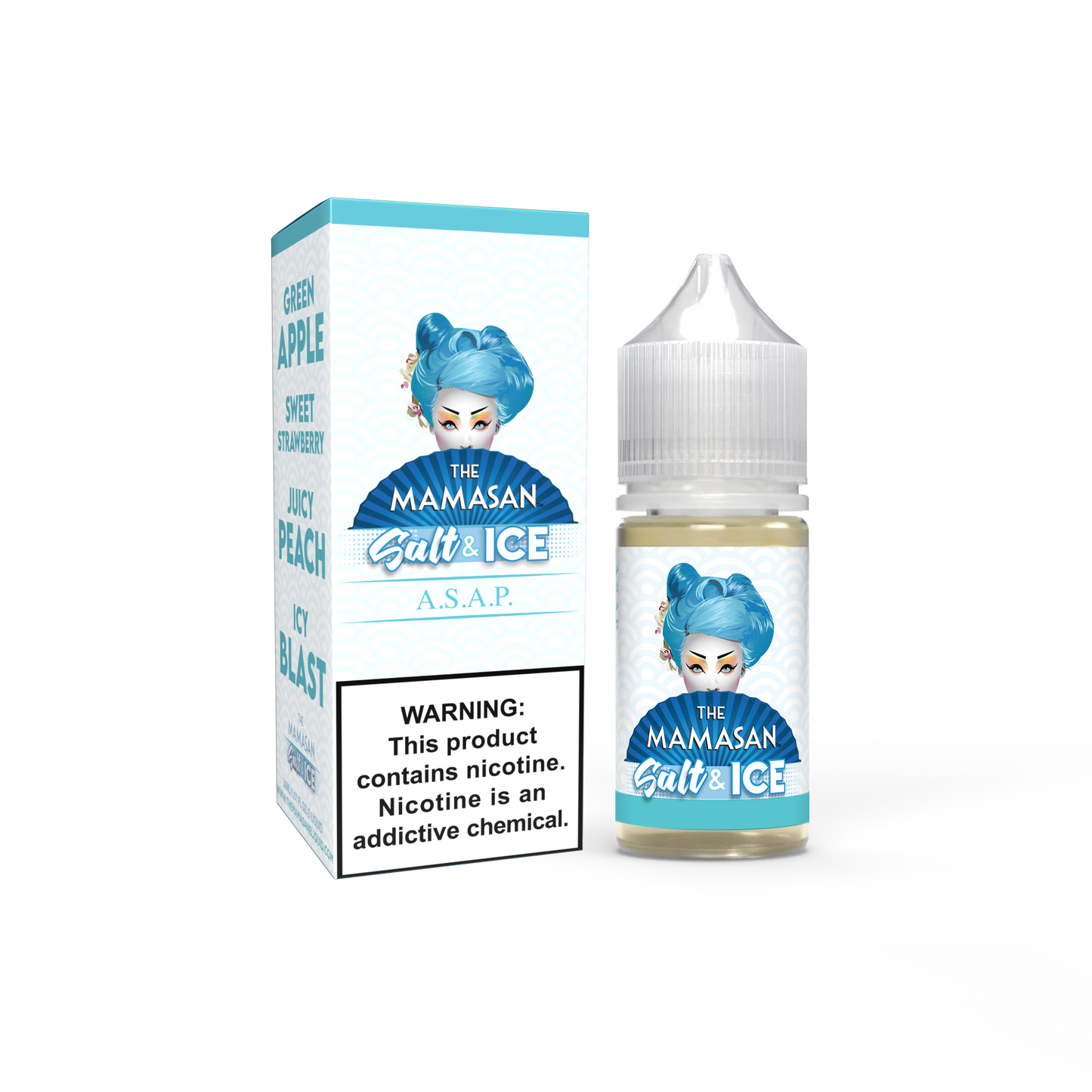 The Mamasan Salt 30ML Vape Juice Best Flavor A.S.A.P. Salt & Ice