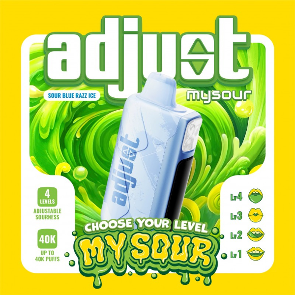 Best Deal Adjust MySour 40,000 Puffs Disposable