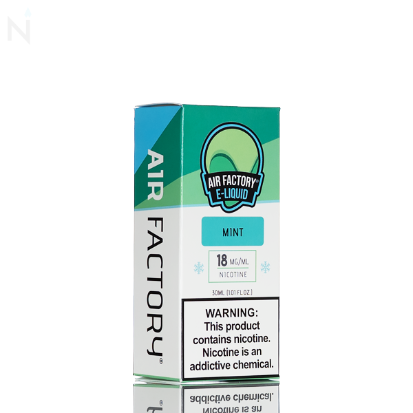 Air Factory Salt Nic 30ml Mint nicotine salt mint e-liquid 18mg 36mg pod system low-wattage device