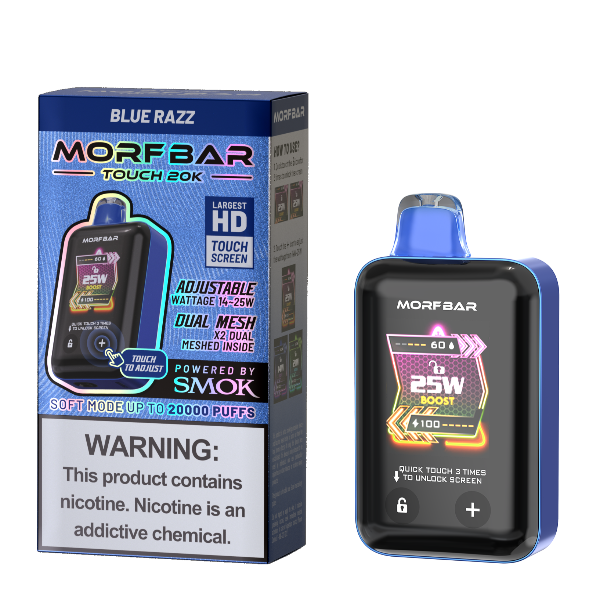 Best Deal SMOK Morf Bar Touch 20000 Puffs Disposable Vape 18mL - Blue Razz