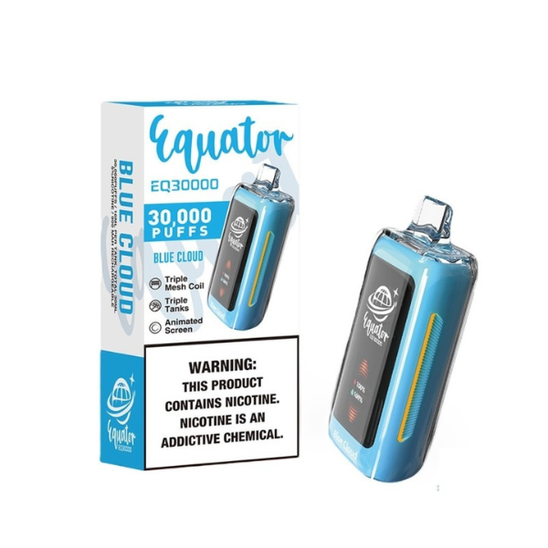 Best Deal Equator EQ30000 Rechargeable Disposable Vape 30ml - Blue Cloud