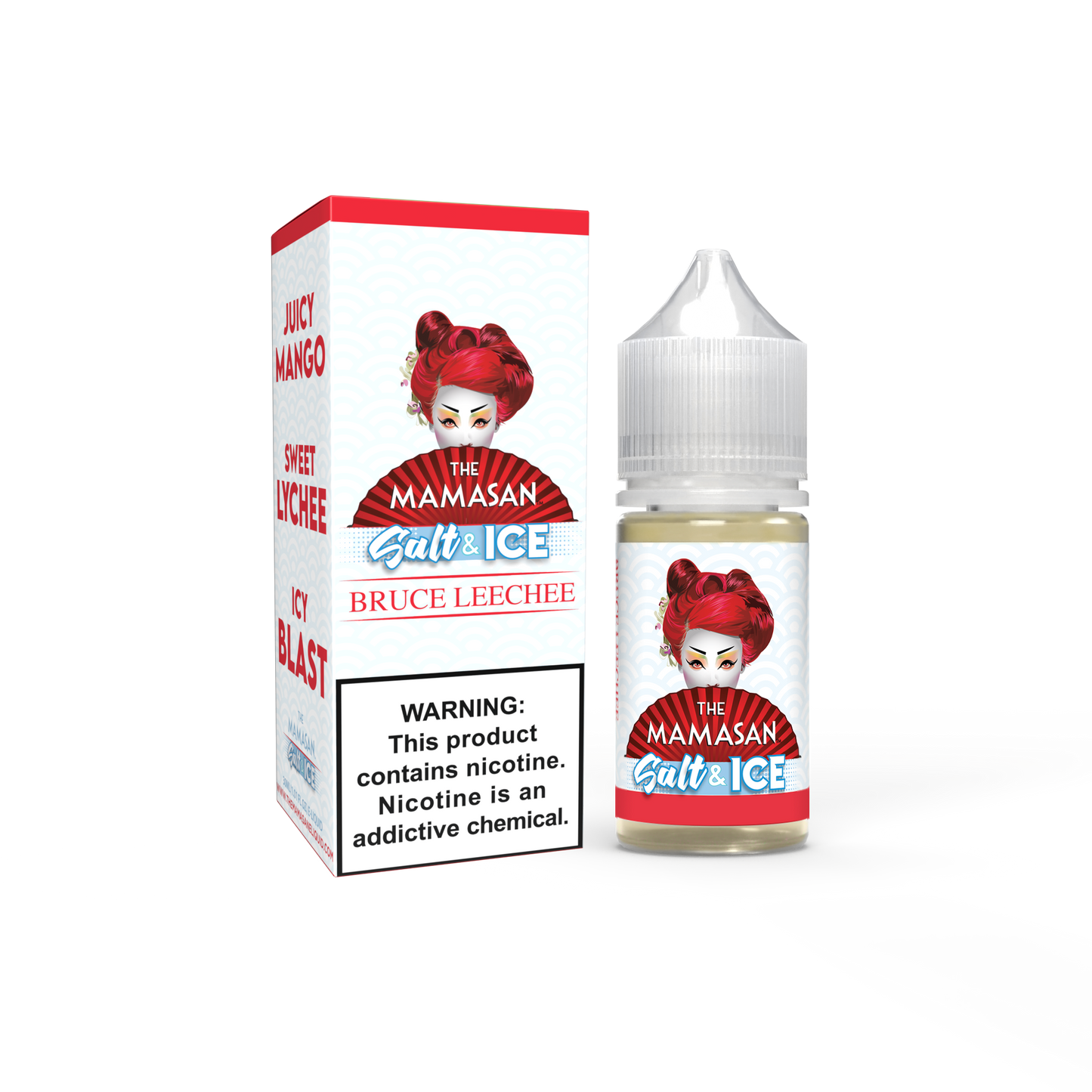 The Mamasan Salt 30ML Vape Juice Best Bruce Leechee Salt & Ice