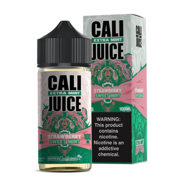 Cali Juice Extra Mint 100mL Strawberry Sweet Mint