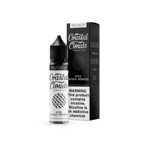 Best Deal Coastal Clouds Vape Juices 60mL (0mg) - Iced Mango Berries