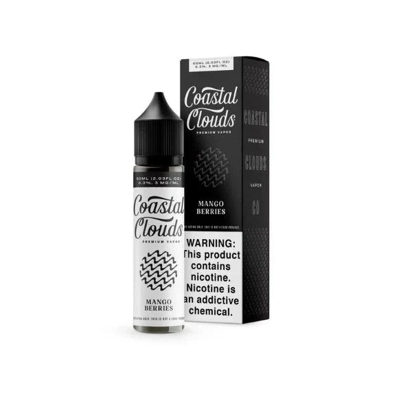 Best Deal Coastal Clouds Vape Juices 60mL (0mg) - Mango Berries
