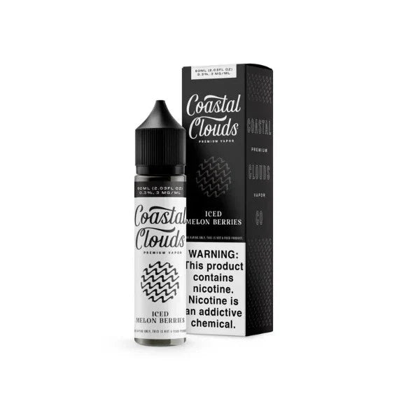Best Deal Coastal Clouds Vape Juices 60mL (0mg) - Iced Melon Berries