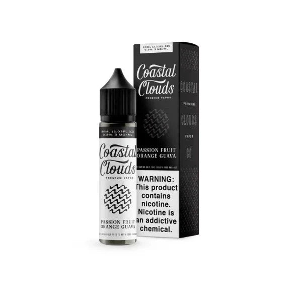 Best Deal Coastal Clouds Vape Juices 60mL (0mg) - Passion Fruit Orange Guava