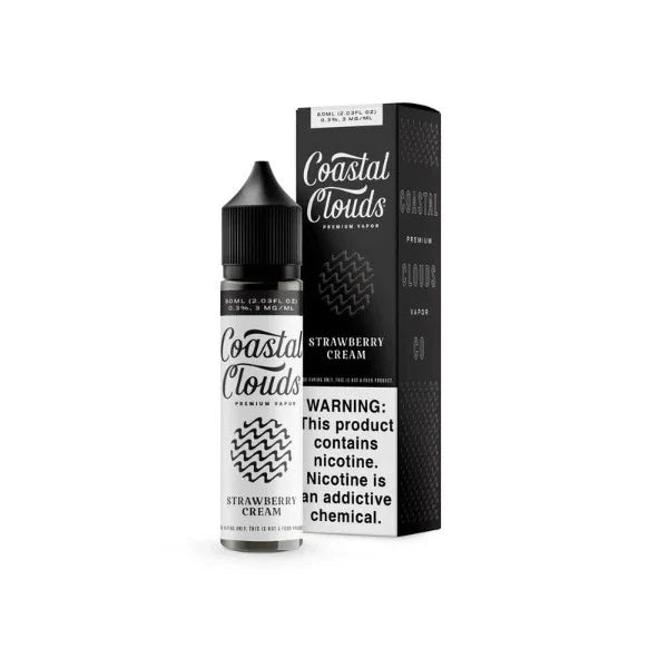 Best Deal Coastal Clouds Vape Juices 60mL (0mg) - Strawberry Cream