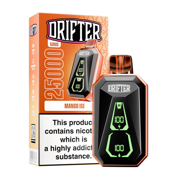 Best Deal Drifter Bar 25,000 Puffs Disposable - Mango Ice