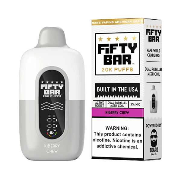 Best Deal Fifty Bar 20,000 Puffs Disposable Vape - Kibbery Chew