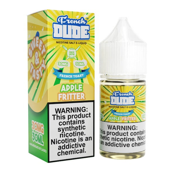 Best Deal French Dude Salts Vape Juice 30mL Apple Fritter