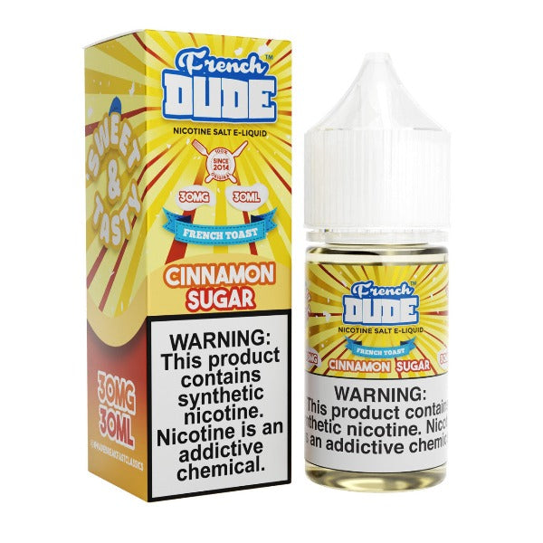 Best Deal French Dude Salts Vape Juice 30mL Cinnamon Sugar