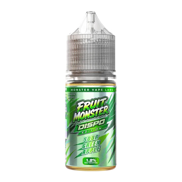 Fruit Monster Dispo Syn Nic Salt - Sour Green Apple - 30ml
