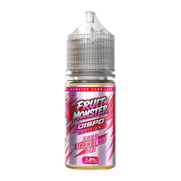 Fruit Monster Dispo Syn Nic Salt - Sour Strawberry Ice - 30ml