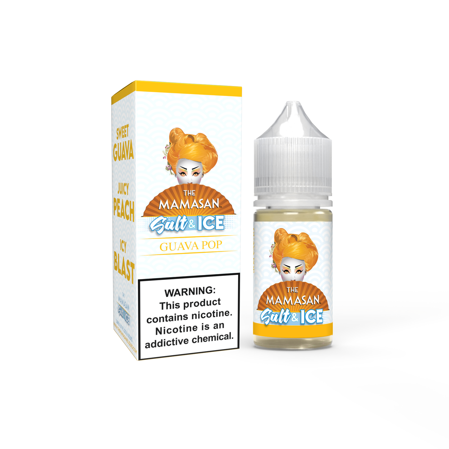 The Mamasan Salt 30ML Vape Juice Best Flavor Guava Pop Salt & Ice