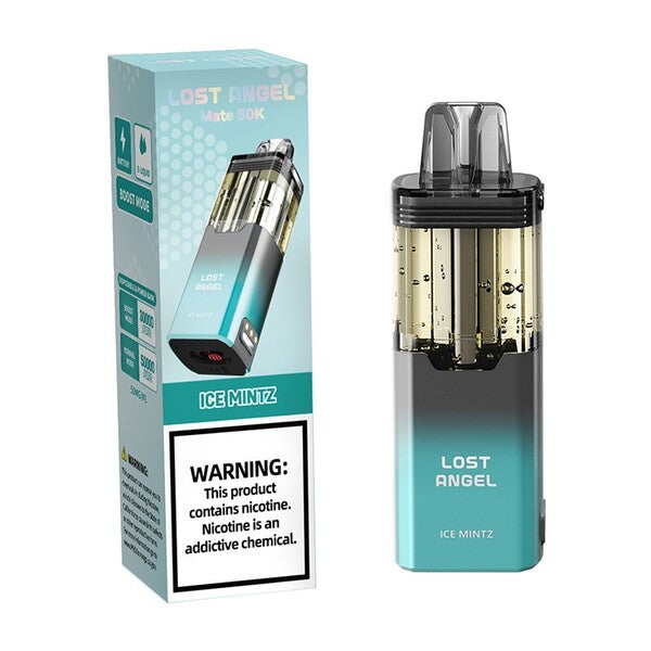 Best Deal Lost Angel Mate 50,000 Puffs Flavor Pods 5-Pack - Ice Mintz