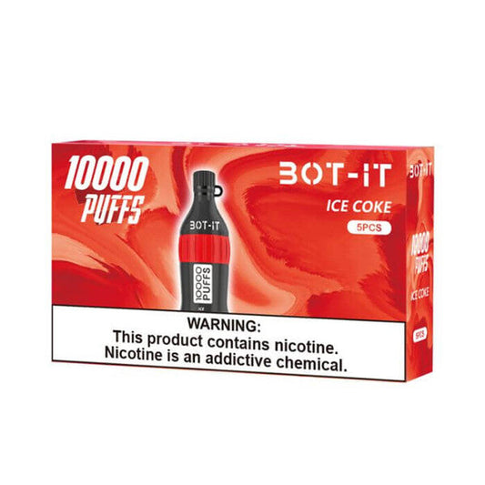 BOT-IT 10000 Puffs Vape 19mL 5 Pack