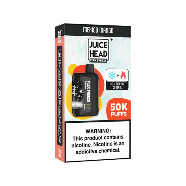 Juice Head Flex Freeze 50K Ice + Nic Control Mexico Mango