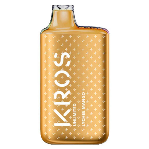 Best Deal Kros Unlimited 6000 Puffs 10 Pack - Lychee Mango