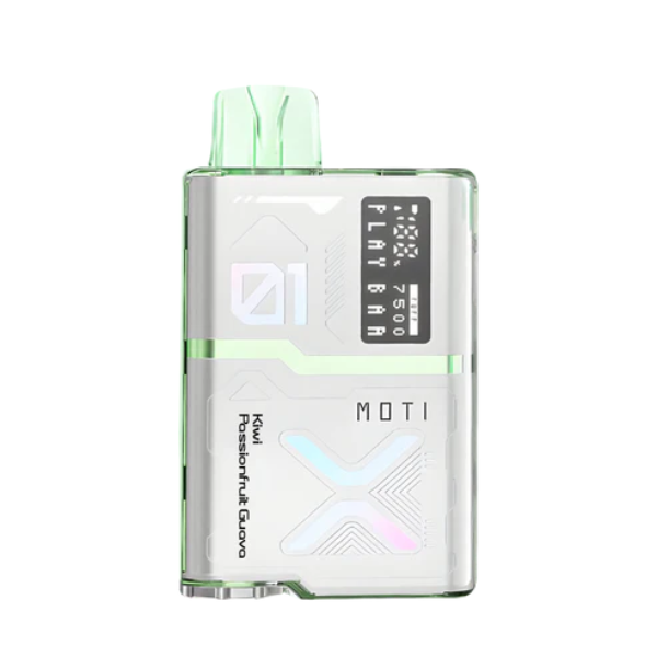 Best Deal Moti Play Bar 7500 Puffs Disposable Vape 14mL Kiwi Passion Fruit Guava