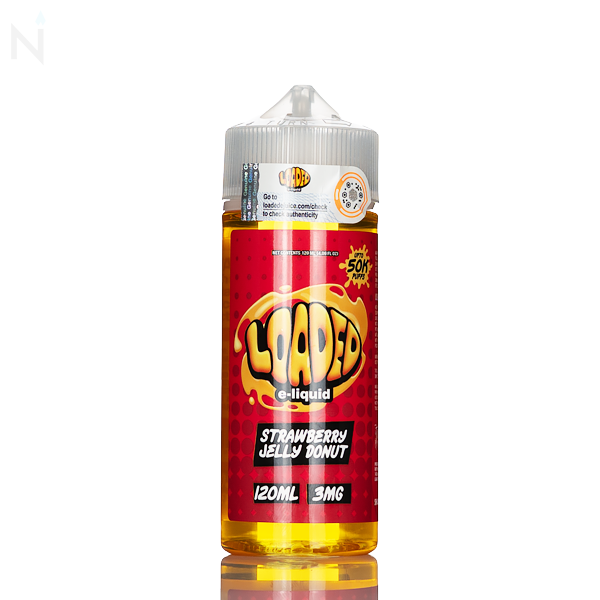 Loaded E-Liquid - Strawberry Jelly Donut - 120mL