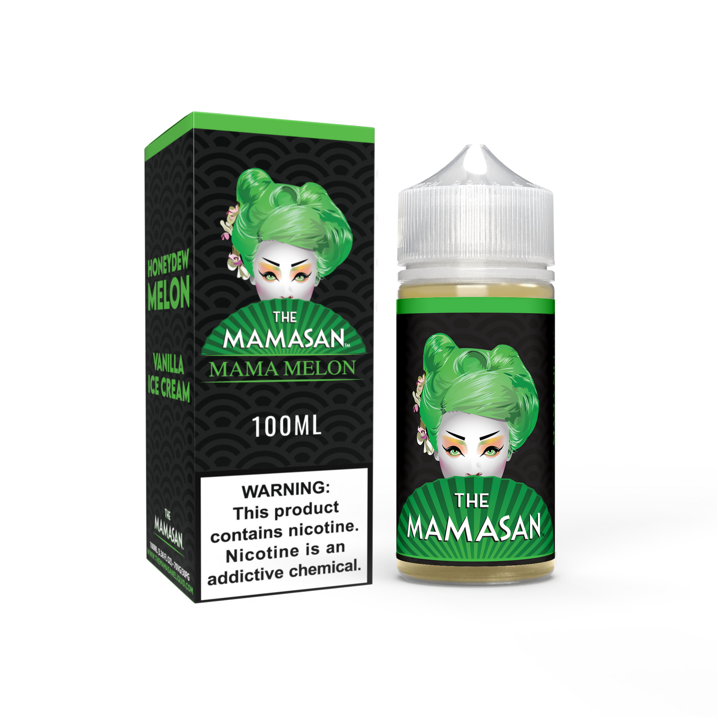 The Mamasan 100mL Vape Juice Best Flavor Mama Melon