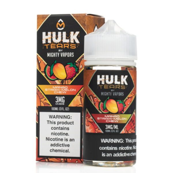 Best Deal Hulk Tears E-Liquid Vape Juice 100mL - Mango Straw-Melon Chew