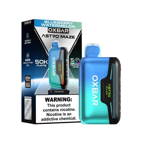 Best Deal OXBAR Astro Maze 50,000 Puffs Disposable Vape - Blueberry Watermelon
