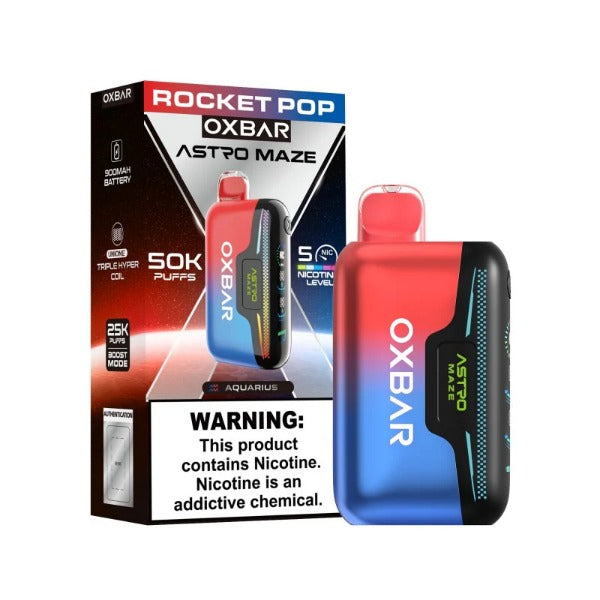 Best Deal OXBAR Astro Maze 50,000 Puffs Disposable Vape - Rocket Pop