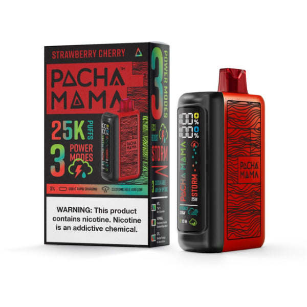 Best Deal Pachamama 25,000 Puff Disposable - Strawberry Cherry