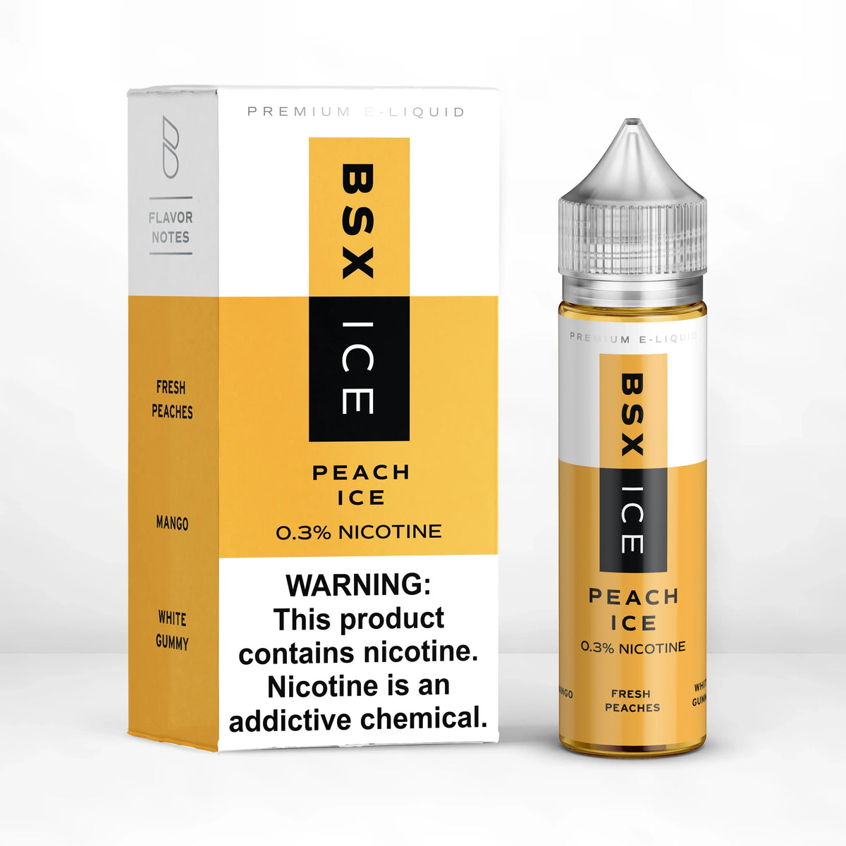 BSX Vapor E-liquid - Peach Ice - 60ml