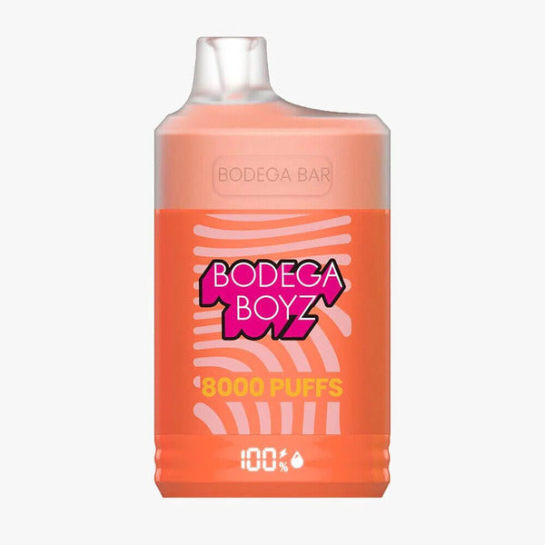 Best Deal Bodega Boyz Bar 8000 Puffs Disposable Vape 17mL Peach Mango Watermelon