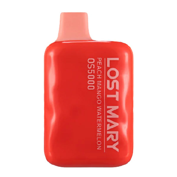 Best Deal Lost Mary OS5000 Rechargeable Vape Disposable by Elf Bar 13mL Peach Mango Watermelon