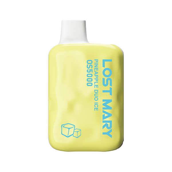 Best Deal Lost Mary OS5000 Rechargeable Vape Disposable by Elf Bar 13mL Pineapple Duo Ice frozen EDITION