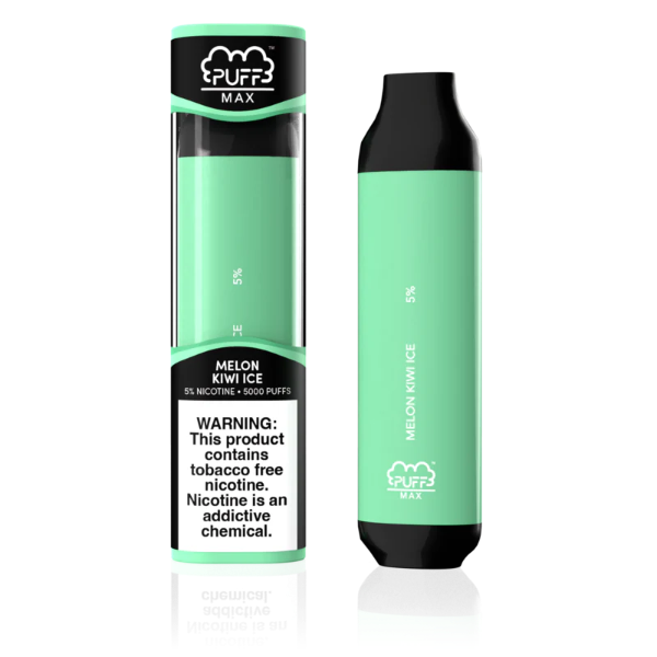 Best Deal Puff Max 5000 Puffs Disposable Vape 11mL - Melon Kiwi