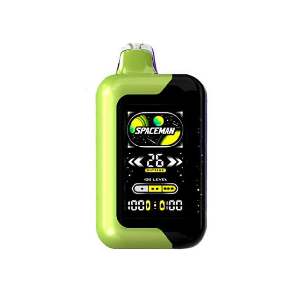 Best Deal Space Man SP40000 Disposable Vape 20mL - Sour Apple Ice (Zero Nicotine)