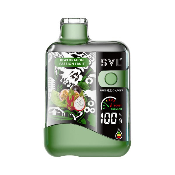 Best Deal SVL BX12000 Disposable Vape 18mL Kiwi Dragon Passion Fruit