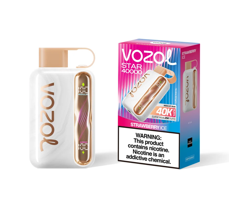 Best Deal Vozol Star 40k Puffs Disposable Vape 10 Pack - Strawberry Ice