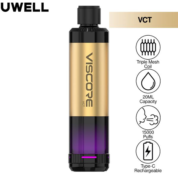 Uwell Viscore Tri15000 Disposable Vape VCT