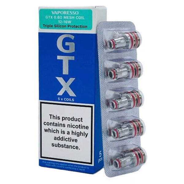Best Deal Vaporesso GTX Vape Coils 5 Pack - 0.8ohm