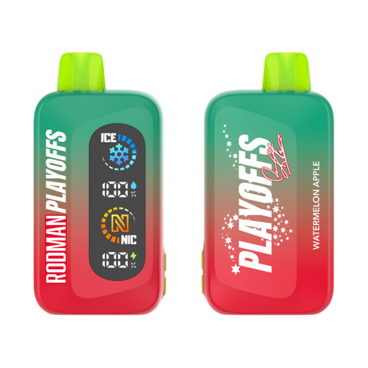 Best Deal RODMAN Playoffs 50K Puffs Disposable Vape - Watermelon Apple