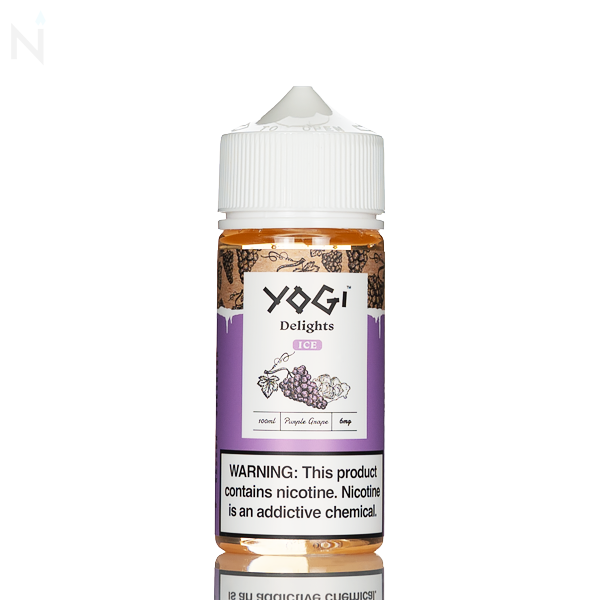 Yogi Delights E-Liquid - Purple Grape Ice - 100mL