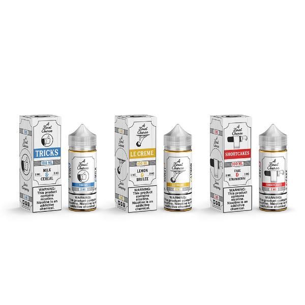 A Final Course E-Liquid 100mL Freebase Best Flavors Tricks Le Creme Shortcakes
