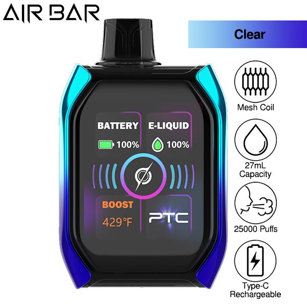 Best Deal Air Bar Aura Disposable (Pack of 5) - Clear