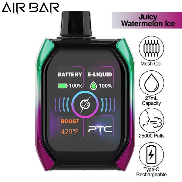 Best Deal Air Bar Aura Disposable (Pack of 5) - Juicy Watermelon Ice