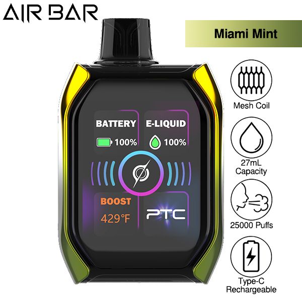 Best Deal Air Bar Aura Disposable (Pack of 5) - Miami Mint